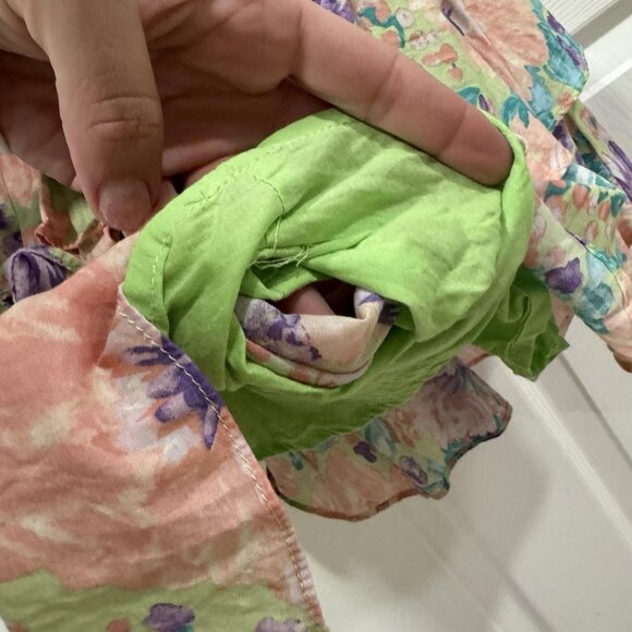 Women’s Sundae Muse Romper Dress Size 8 Spring Floral Cute‎ Summer - Picture 8 of 13